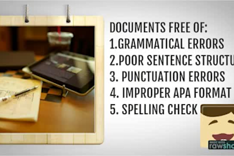 professionally copy edit and proofread word files in 24 hours or less