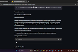 create a custom ai chatbot and voice enabled chatbot using python