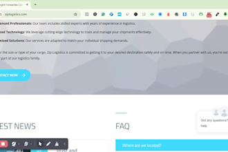 build SEO optimized website design for logistics, trucking, and freight business