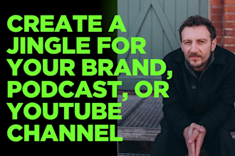 create a jingle for your brand, podcast, or youtube channel