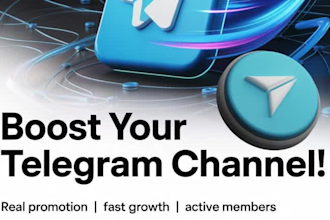promote or grow telegram group channel to real and active telegram subscribers