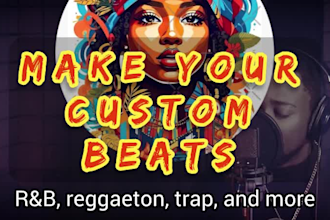 produce custom beats, afrobeat, hip hop, mix and mastered