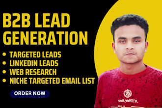 do targeted b2b lead generation and niche targeted email list