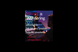 professionally mix and master with analog gear