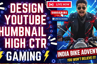 design pro thumbnail for youtube video