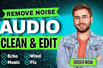 do audio enhance, audio editing or background noise remove in audacity