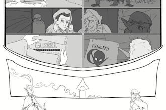draw your black and white comic pages