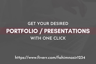 do architectural portfolio, poster, presentation