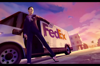 create animated short film, 2d retro cartoon, vintage animation, cgi vfx trailer