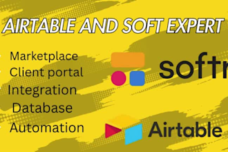 be your airtable expert for automation, database, integration, marketplace