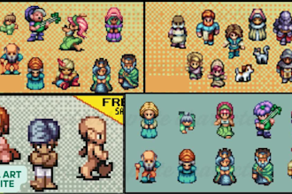 2d sprite sheet character ,rpg maker mz ,pokemon sprites ,pixel sprite animation