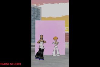 create psx n64 ps1 style 3d character model 3d animation in ps1 low poly