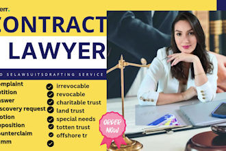 be your civil lawyer in property, business, employment and contract lawsuits