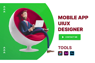 design a stunning UI UX portfolio or case study for your mobile app in figma