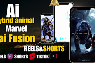 create viral ai hybrid animal and marvel ai fusion videos