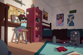 2d cartoon animation video,2d anime animation, short animated movie,2d nft video