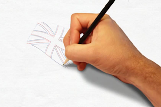 create a 30 sec cool rocking speed drawing