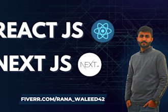 do frontend development for you in reactjs and nextjs