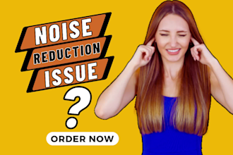 do noise reduction, clean up and repair your audio