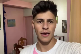 create a natural selfie type video