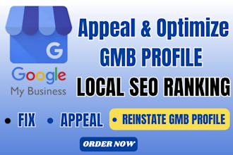 fix gmb suspension and appeal google my business reinstatement for gmb ranking