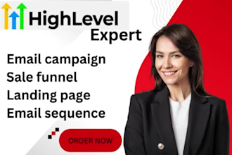 build and automate your gohighlevel CRM, sale funnel and workflows