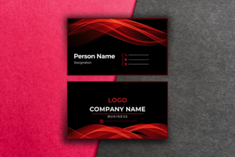 outstanding modern business card and visiting card design