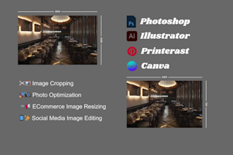 resize and crop images for all web or social media
