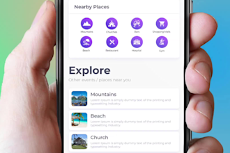 design awesome ui ux of apps android iphone mockups