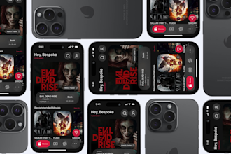design modern UI UX mobile app and webpages from wireframe to prototype in figma