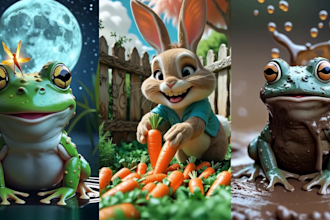 create a cute animal cartoon video using ai animation