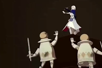 2d anime animated music video,2d japanese anime animation,2d animated music vide