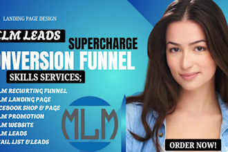 build supercharge mlm recruiting funnel mlm leads mlm landing page mlm promotion