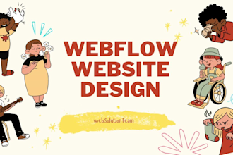 design or develop a webflow website, figma to webflow