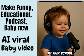 make viral ai baby talking video ai baby podcast ai talking avatar new baby
