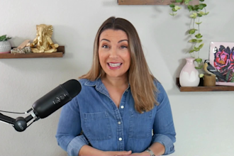 create a podcast, ugc or youtube style video