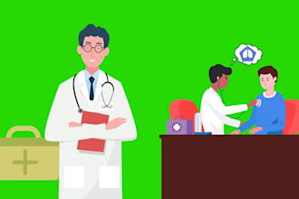 do medical lab animations for a professional healthcare ads