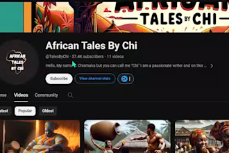 skyrocket ai video for african folktales and historical stories