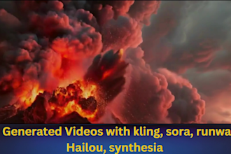 do realistic ai video with runway kling synthesia invideo sora fliki hailuo ai