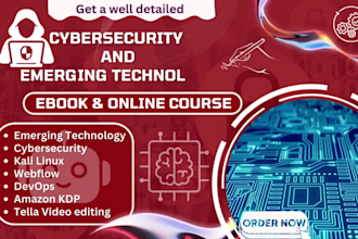 do online course, ebook on cybersecurity, emerging technology, do tella editing