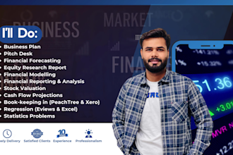build financial models, forecasts, and valuation reports
