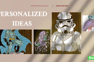 create a professional geometric design tattoo or print