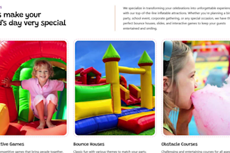do rental websites for rv, sauna, party rental event, rv motohome, bounce house