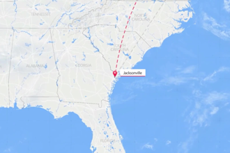 create travel animation map according to your location