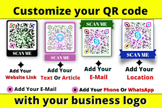 design a customized qr code with your business logo