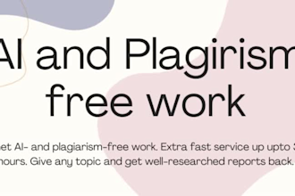 do ai and plagiarism free work for you