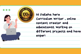 be best curriculum writer for online course content creation, course curriculum