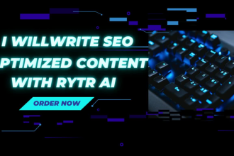 write SEO optimized content using rytr ai tool to get results