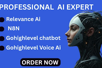 set up ai systems using relevance ai ghl voice ai n8n and chatbot