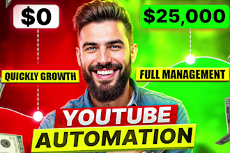 make top 10 faceless cash cow videos and manage youtube automation channel
